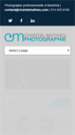 Mobile Screenshot of chantalmathieu.com